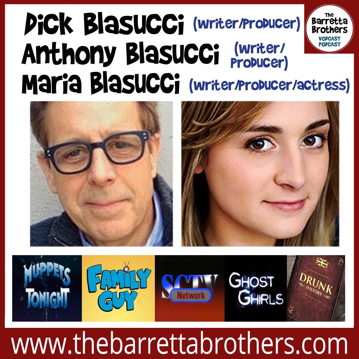 Dick Blasucci, Anthony Blasucci, and Maria Blasucci | The Barretta Brothers