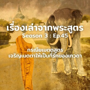 เรื่องเล่าจากพระสูตร Ep.45 | เรื่องกรณียเมตตสูตร : เจริญเมตตาให้เป็นที่รักของเทวดา