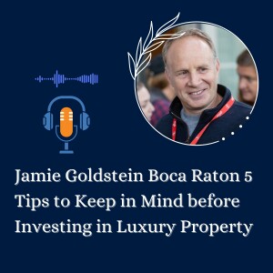 Jamie Goldstein Boca Raton 5 Tips to Keep in Mind before Investing in Luxury Property