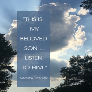 Audio: Transfiguration Glory and Calvary Glory