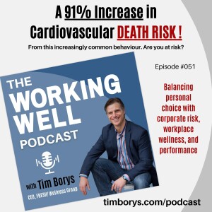 #051 - A 91% Increase in Cardiovascular Death Risk...The Impact on Your People and Your Business (Tim Borys)