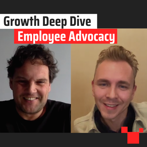 Employee Advocacy met Koen Jordaans - Growth Deep Dive #10 met Jordi Bron Employee Advocacy met Koen Jordaans - Growth Deep Dive #10 met Jordi Bron