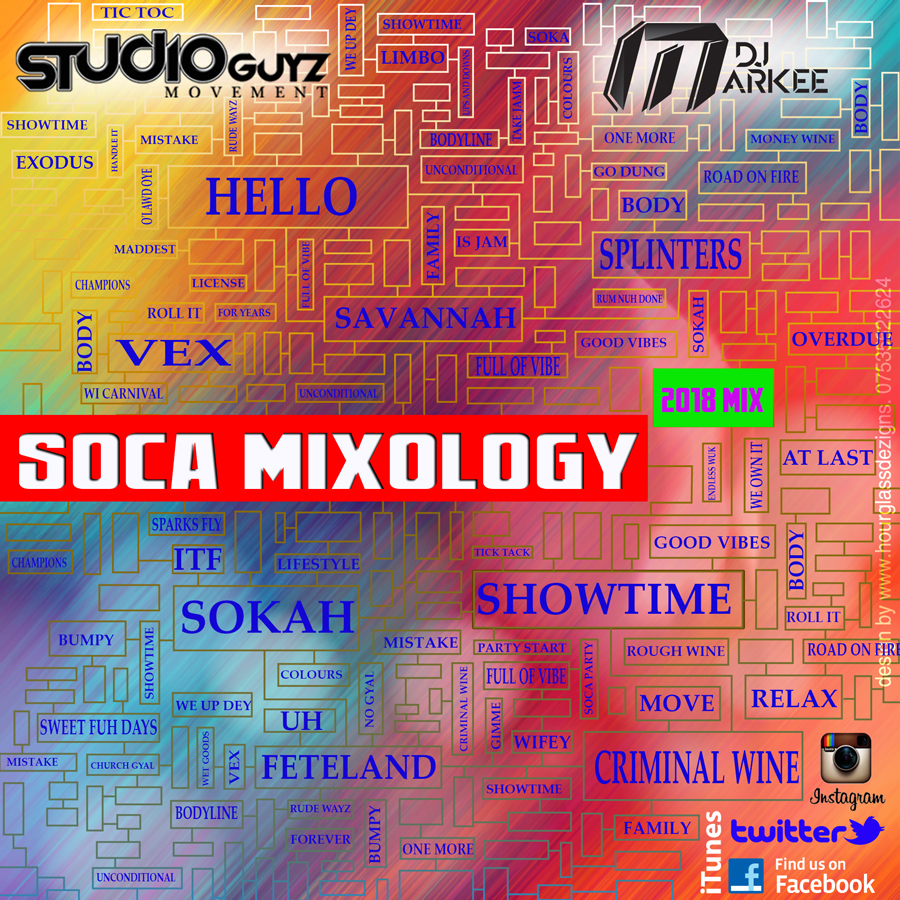 Soca Mixology 2018 by Dj Markee & Selector Jr.