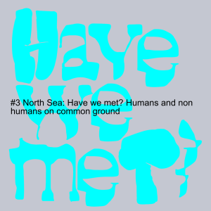 #3 North Sea: Have we met? Humans and non humans on common ground