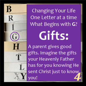 What Begins With G? Gifts