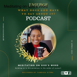 Meditating on God’s Word