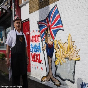 Union Jack banned in London.