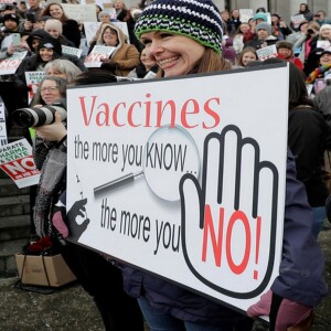 Are ”anti-vaxxers” a terrorist threat?