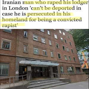 UK cannot deport foreign Rapists!
