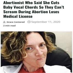 An enthusiastic abortionist.