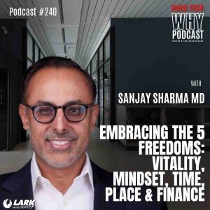 Embrace the 5 Freedoms : Vitality, Mindset, Time, Place and Finance with Sanjay Sharma | Know your why #240