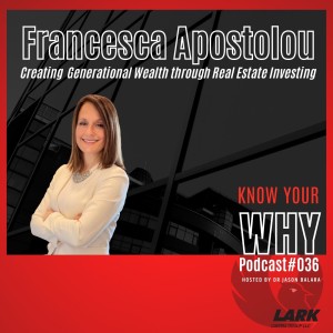 Creating generational wealth with Francesca Apostolou | Know your Why #36