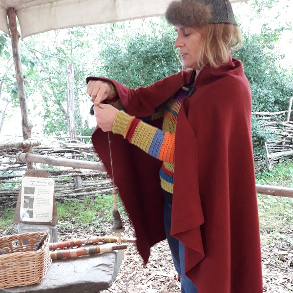 013 Spinning at the Scottish Crannog Center