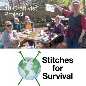 40 Stitches for Survival Craftivist Project