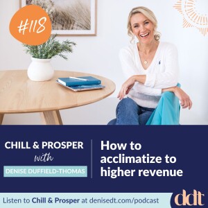 How to acclimatize to higher revenue