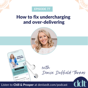 How to fix undercharging and over-delivering