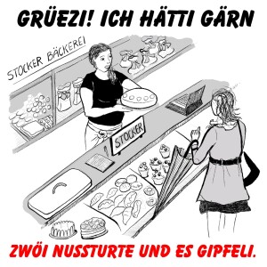 Talking about bakery in Swiss German