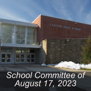 School Committee of August 17, 2023