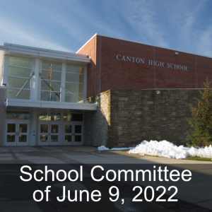 School Committee of June 9, 2022