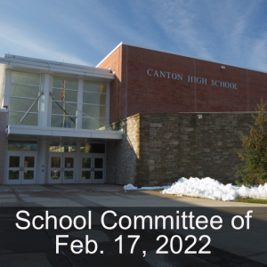 School Committee of Feb. 17, 2022