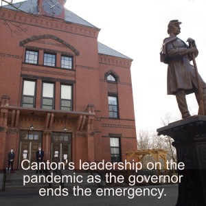 Canton Leadership Webinar on Covid-19 as emergency ends.