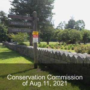 Conservation Commission of Aug.11, 2021