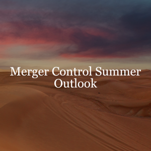 Merger Control Summer Outlook // AFIG