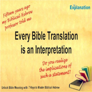 Introduction to the Bible course Unlock Bible Meaning with 7 Keys to Master Biblical Hebrew.