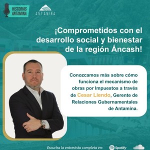 Obras por impuestos para el beneficio de Áncash