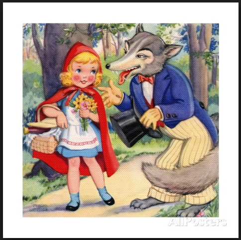 Red Riding Hood, Big Bad Wolf...and both sides of their story!