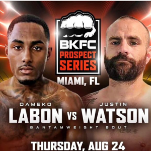 Dameko Labon on BKFC Prospect Series 1 Bout