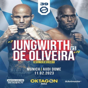 Denilson Neves De Oliveira and Christian Jungwirth on Oktagon 39 main event