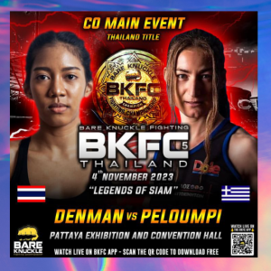 Po Denman on KOing a Man Bare Knuckle and BKFC Thailand 5 Title Bout