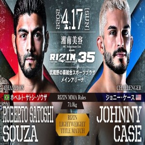 Johnny Case talks Roberto de Souza rematch and Rizin 35 title fight