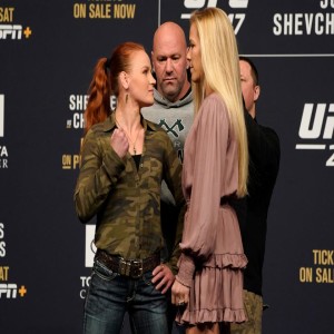 Valentina Shevchenko and Katlyn Chookagian on UFC 247