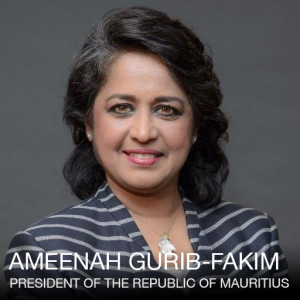President of the Republic of Mauritius, H.E. Prof. Dr. Ameenah Gurib-Fakim