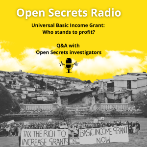 Who stands to profit from a basic income grant? | Q&A with Open Secrets investigators