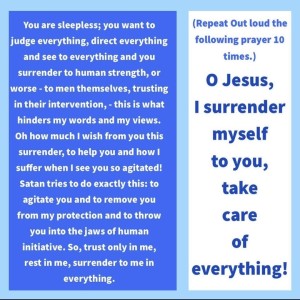 Surrender to the Will of God Novena - Day 6