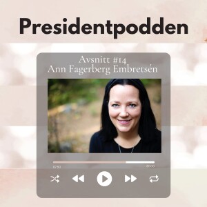 #14. Ann Fagerberg Embretsén om att vara en schysst medmänniska, normer bland ungdomar och om vikten av att läsa.