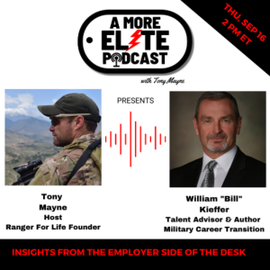 019: Bill Kieffer, Talent Advisor & Author specializing in military career transition