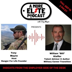 019: Bill Kieffer, Talent Advisor & Author specializing in military career transition