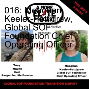 016: Meaghan Keeler-Pettigrew, Global SOF Foundation Chief Operating Officer