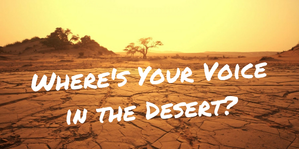 Where's Your Voice in the Desert?