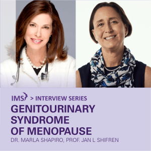 Prof. J. Shifren - Genitourinary Syndrome of Menopause | Professionals