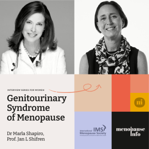 Prof. J. Shifren - Genitourinary Syndrome of Menopause | Consumer
