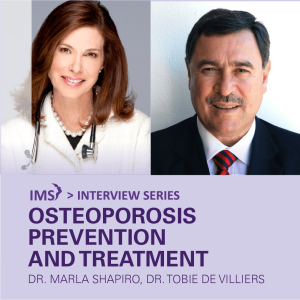 Dr. Tobie De Villiers - Osteoporosis- prevention and treatment