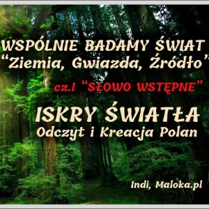 ISKRY ŚWIATŁA, Badanie Polan (09.04.2023): ZIEMIA, GWIAZDA, ŹRÓDŁO - cz.I ”Słowo Wstępne”