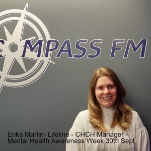 Erika Martin- Lifeline - CHCH Manager - Mental Health Awareness Week 30th Sept