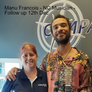 Manu Francois - NC Musician - Follow up 12th Dec 2002