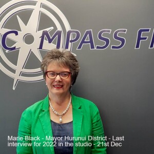 Marie Black - Mayor Hurunui District - Last interview for 2022 in the studio - 21st Dec
